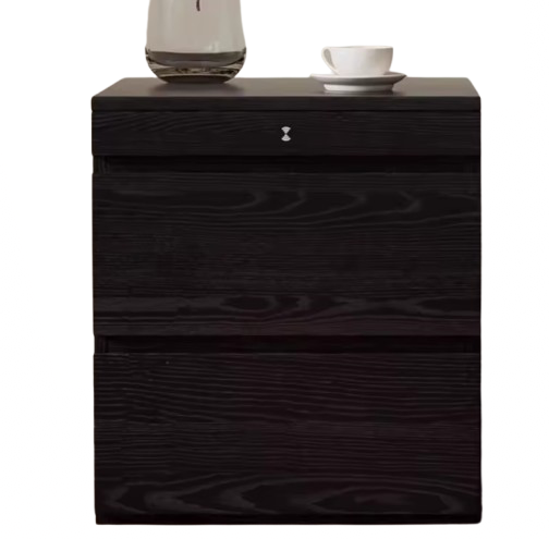 ShadowBox - Table de chevet en bois avec cachette magnétique