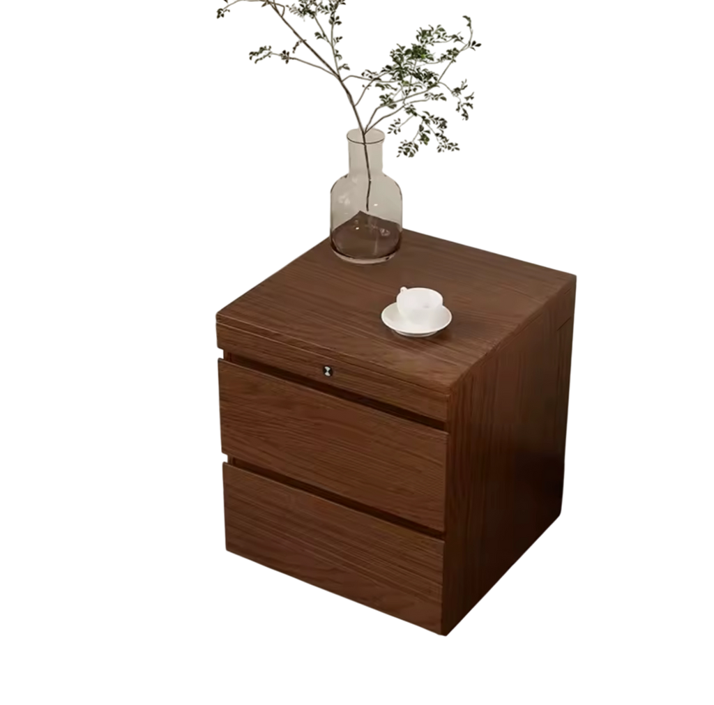 ShadowBox - Table de chevet en bois avec cachette magnétique