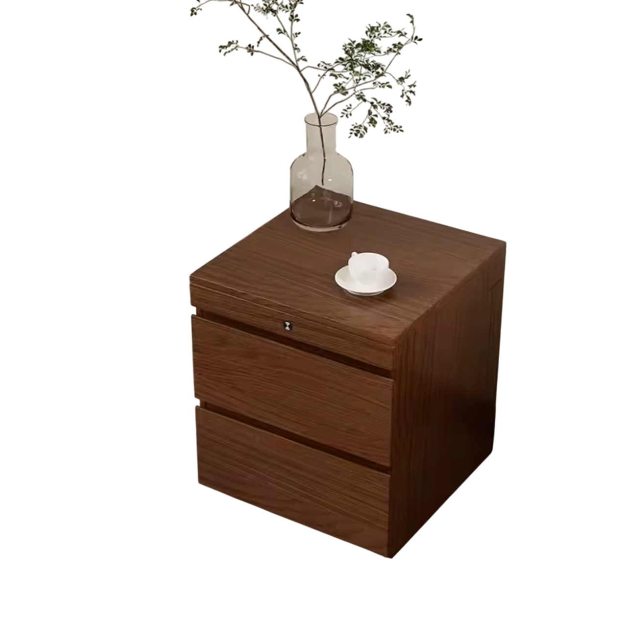 ShadowBox - Table de chevet en bois avec cachette magnétique