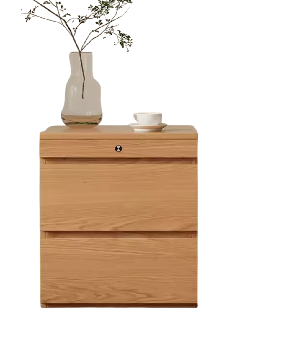 ShadowBox - Table de chevet en bois avec cachette magnétique