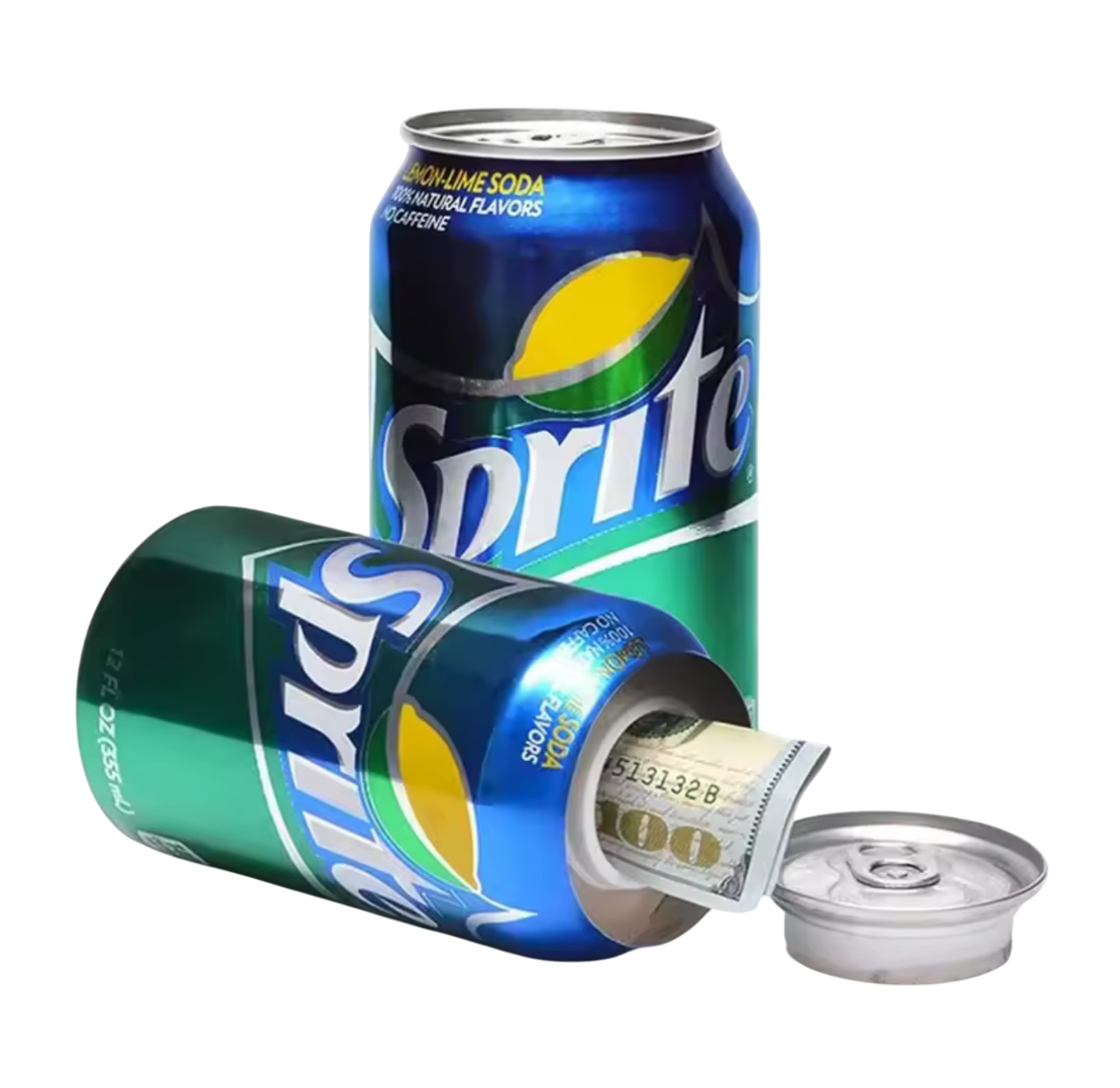 Canette sprite cachette